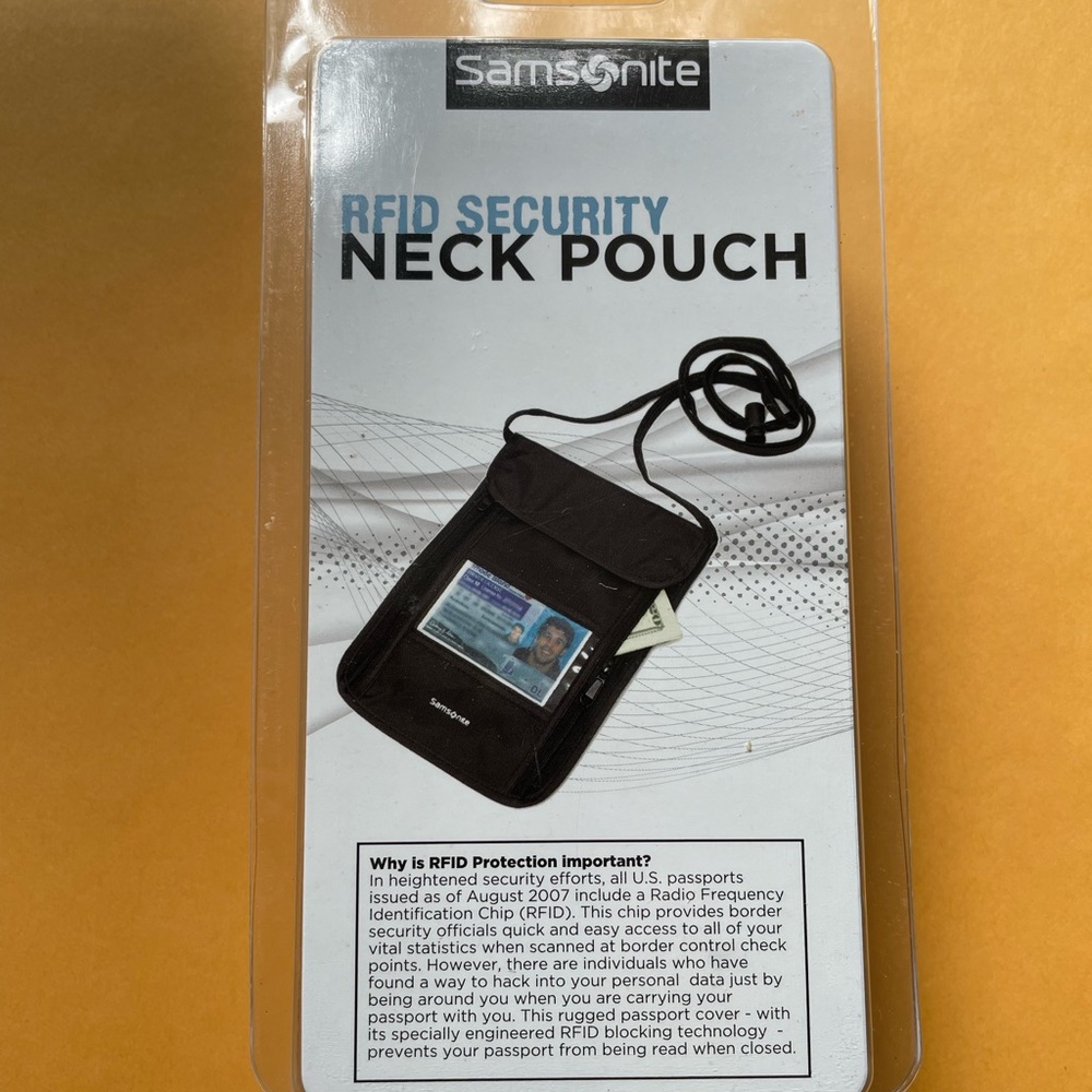 Samsonite RFID Security Neck Pouch